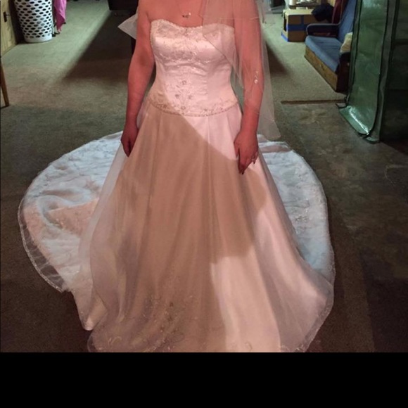 Never worn Wedding dress - Picture 3 of 4